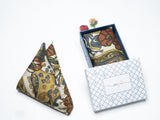 OMVAI Silk Pocket Square Bold and Beautiful Multi color