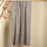 SEAL GRAY Solid Pashmina