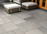 KANDLA GREY SANDSTONE RIVEN PAVING 22 MM